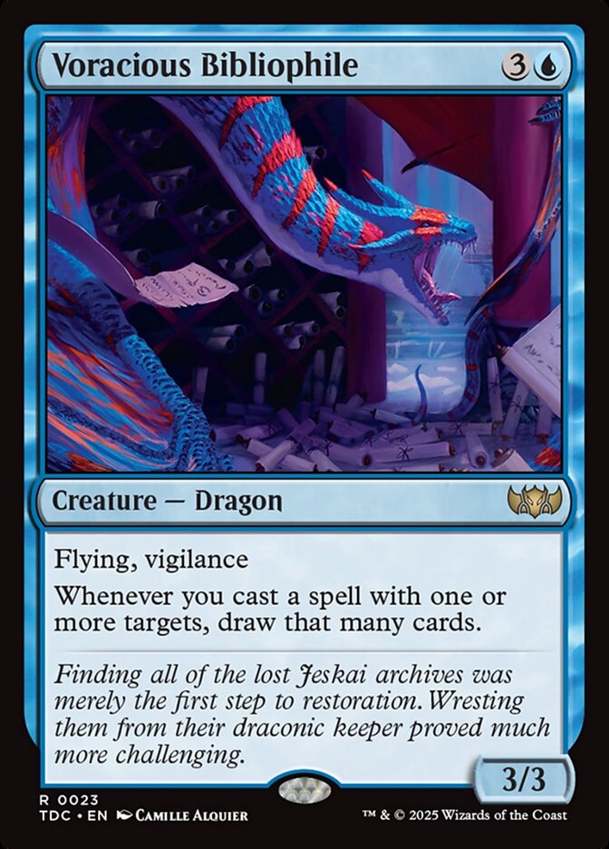 Voracious Bibliophile (Tarkir: Dragonstorm Commander)