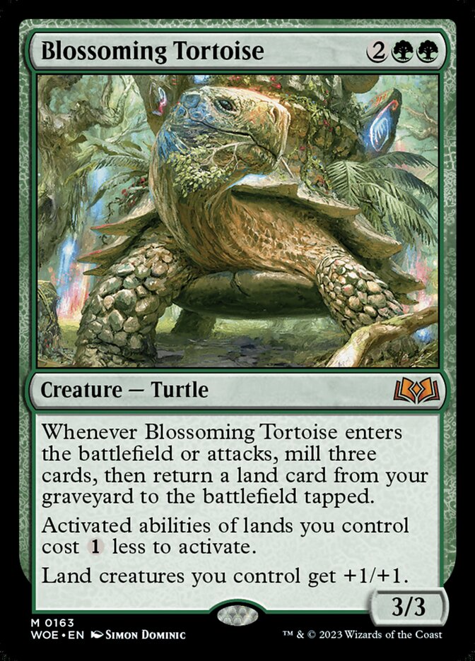Blossoming Tortoise (Wilds of Eldraine)