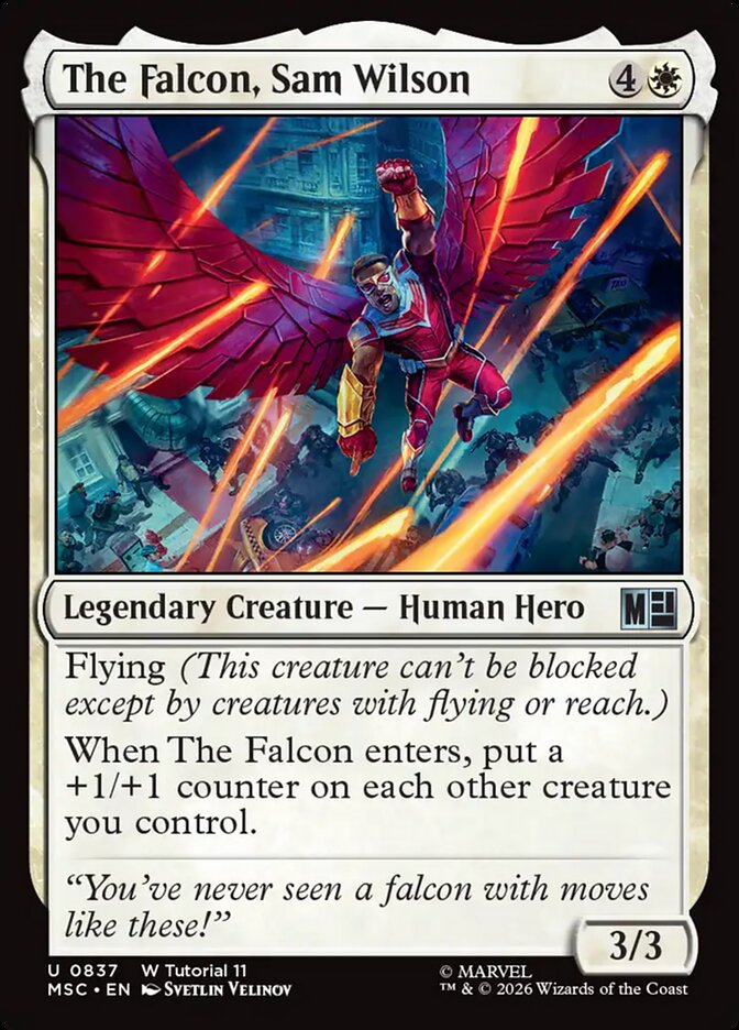 The Falcon, Sam Wilson (Marvel Super Heroes Commander)