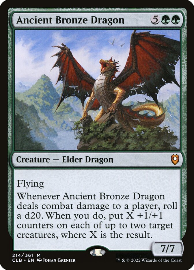 Ancient Bronze Dragon (Commander Legends: Battle for Baldur's Gate)