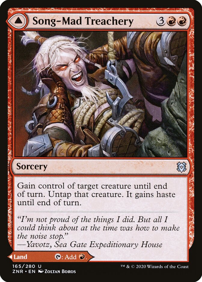 Song-Mad Treachery (Zendikar Rising)