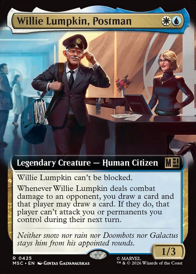 Willie Lumpkin, Postman (Marvel Super Heroes Commander)