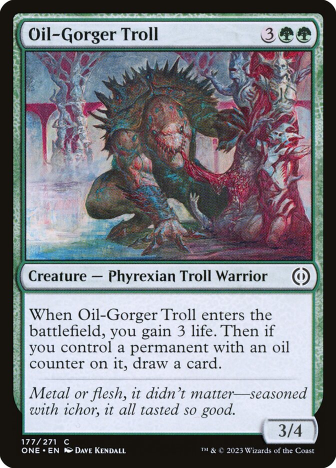 Oil-Gorger Troll (Phyrexia: All Will Be One)