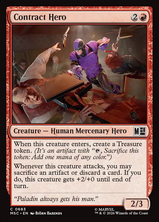 Contract Hero (Marvel Super Heroes Commander)