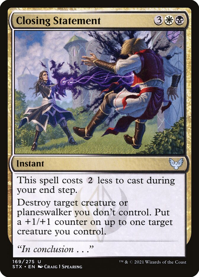 Closing Statement (Strixhaven: School of Mages)