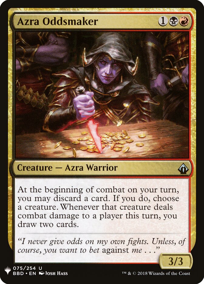 Azra Oddsmaker (The List)