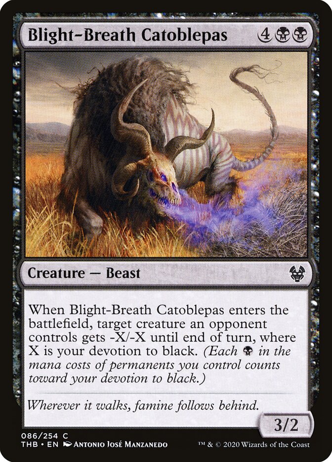 Blight-Breath Catoblepas (Theros Beyond Death)