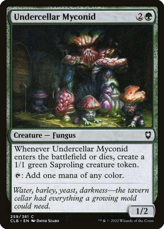 Undercellar Myconid (Commander Legends: Battle for Baldur's Gate)