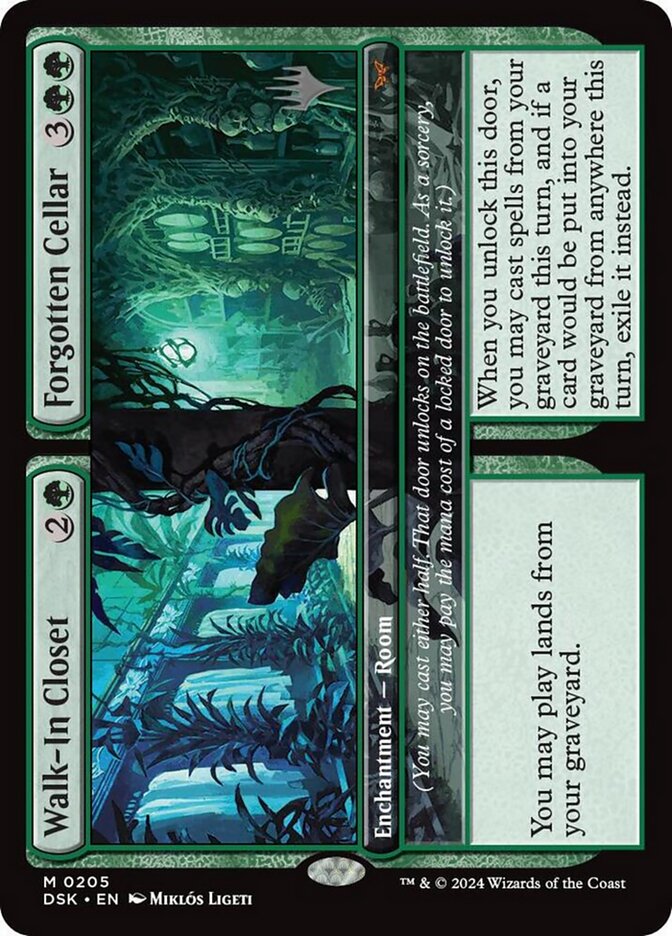Walk-In Closet // Forgotten Cellar (Duskmourn: House of Horror Promos)