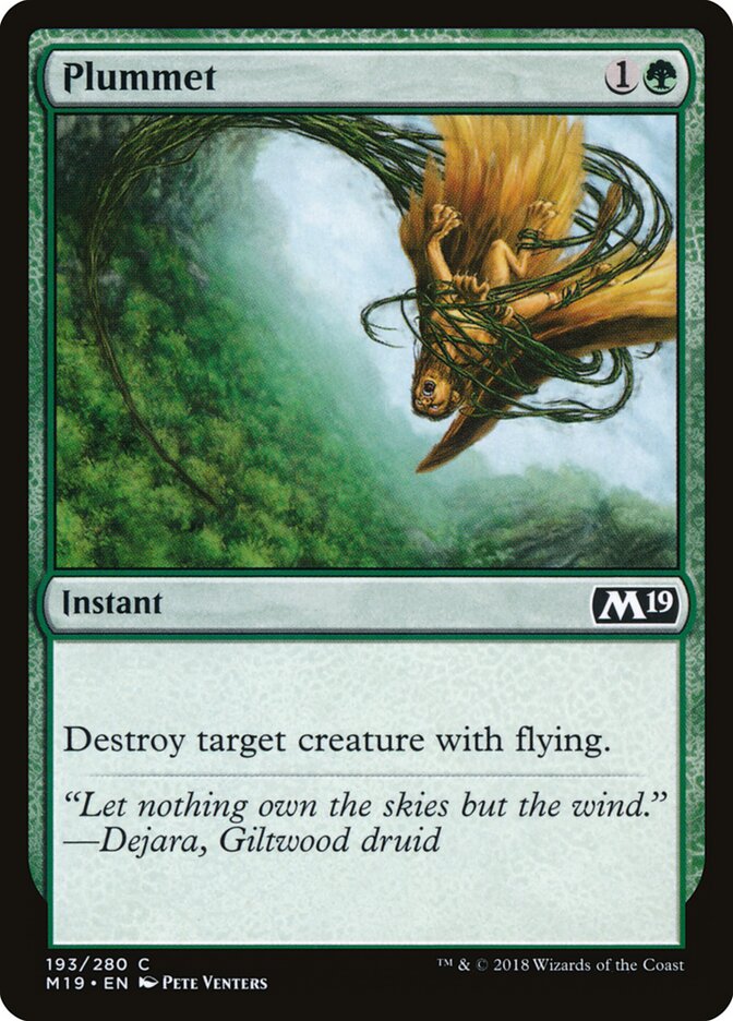 Plummet (Core Set 2019)