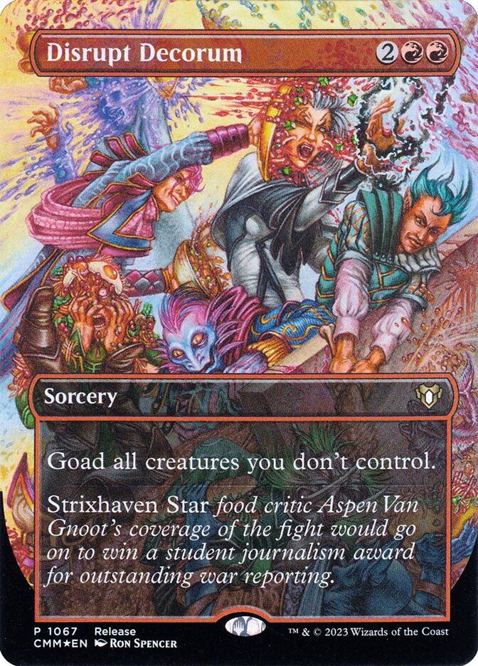 Disrupt Decorum (Commander Masters)