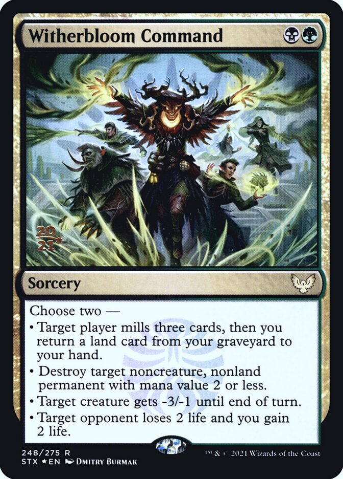 Witherbloom Command (Strixhaven: School of Mages Promos)