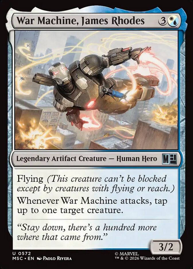 War Machine, James Rhodes (Marvel Super Heroes Commander)