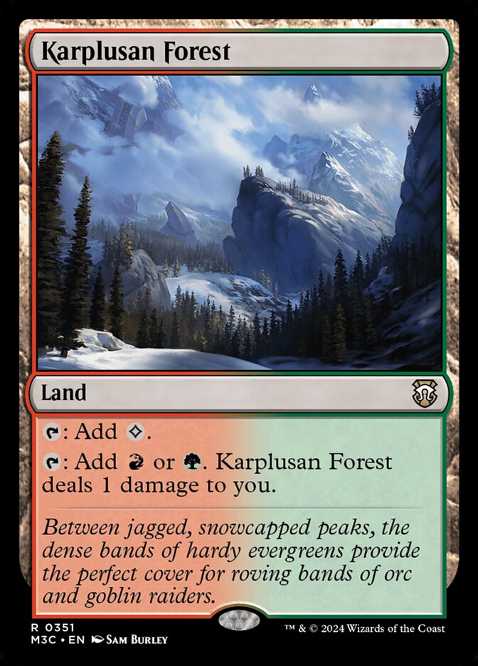 Karplusan Forest (Modern Horizons 3 Commander)