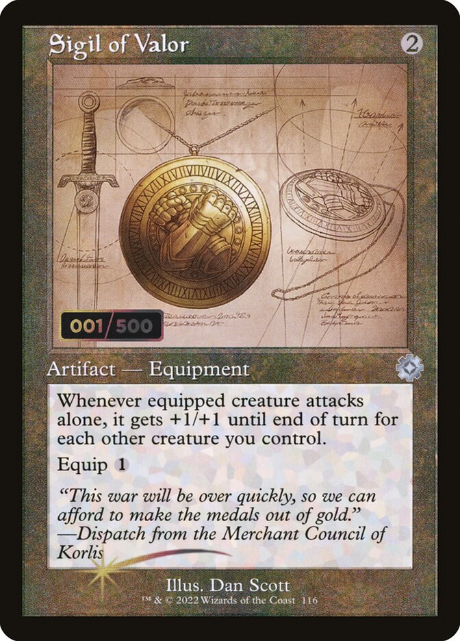 Sigil of Valor (The Brothers' War Retro Artifacts)