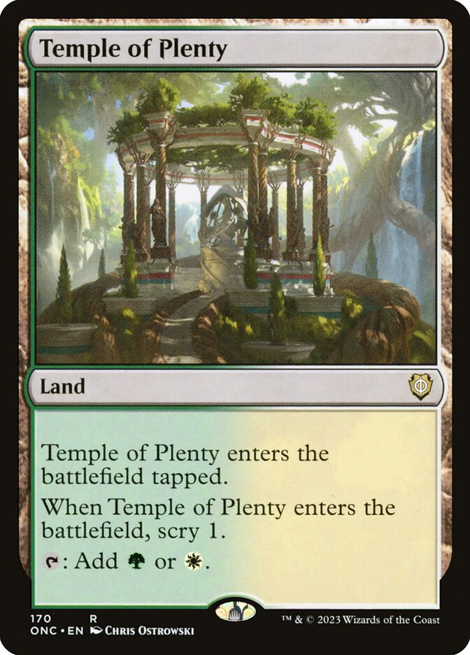 Temple of Plenty (Phyrexia: All Will Be One Commander)
