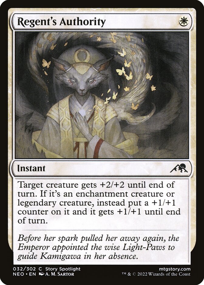 Regent's Authority (Kamigawa: Neon Dynasty)