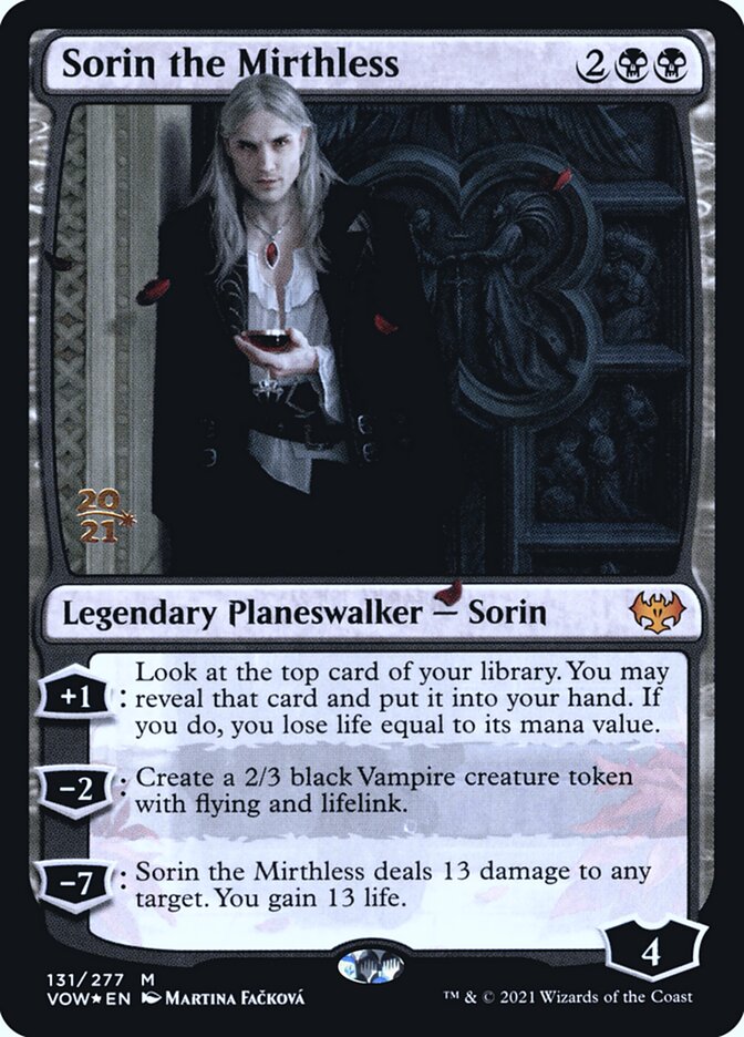 Sorin the Mirthless (Innistrad: Crimson Vow Promos)