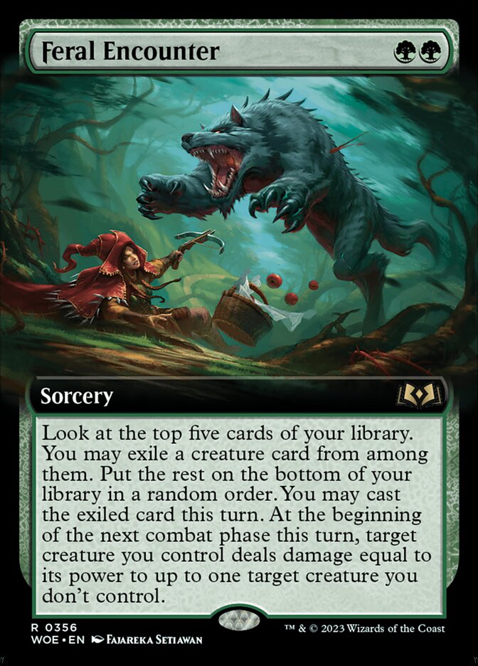 Feral Encounter (Wilds of Eldraine)