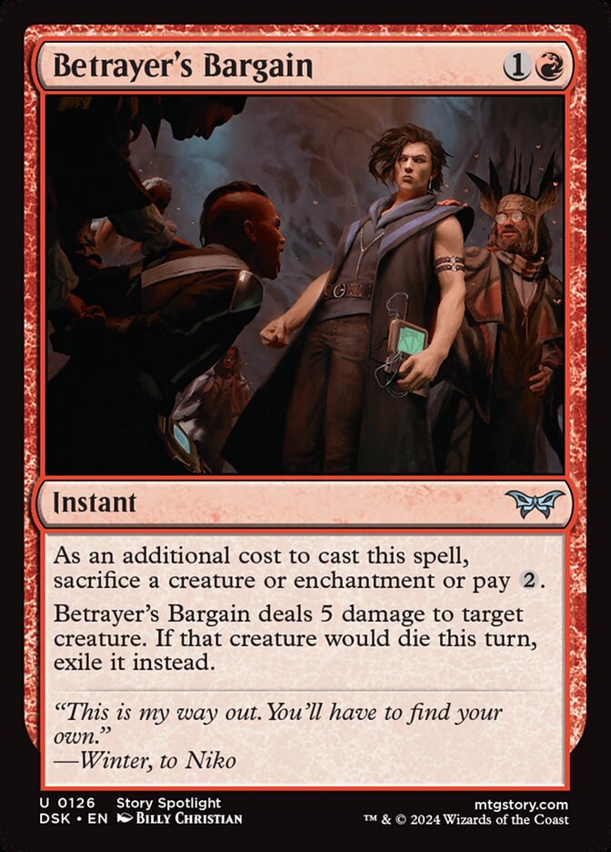 Betrayer's Bargain (Duskmourn: House of Horror)