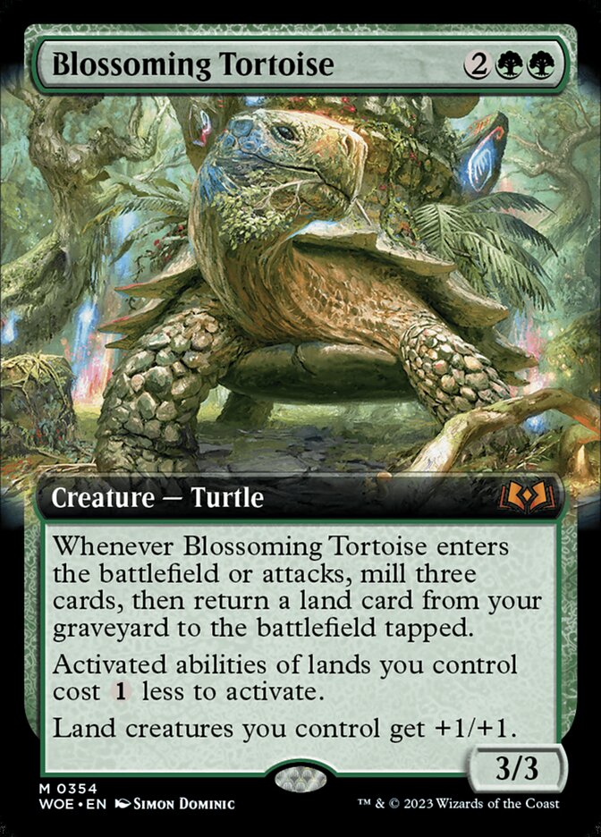 Blossoming Tortoise (Wilds of Eldraine)