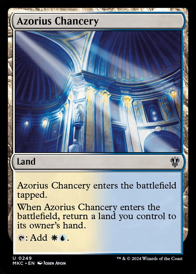 Azorius Chancery (Murders at Karlov Manor Commander)