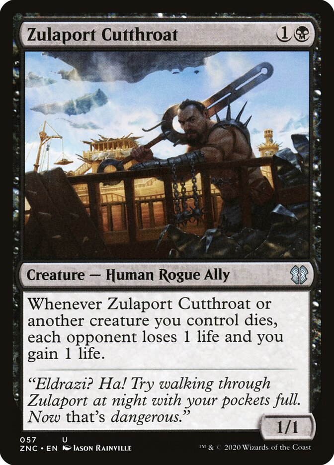 Zulaport Cutthroat (Zendikar Rising Commander)