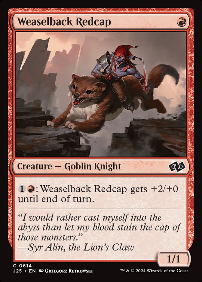 Weaselback Redcap (Foundations Jumpstart)