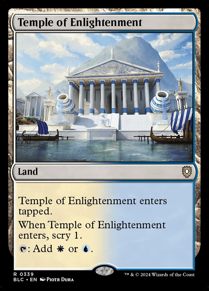 Temple of Enlightenment (Bloomburrow Commander)