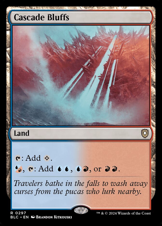 Cascade Bluffs (Bloomburrow Commander)