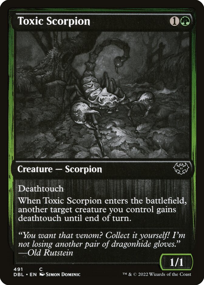 Toxic Scorpion (Innistrad: Double Feature)