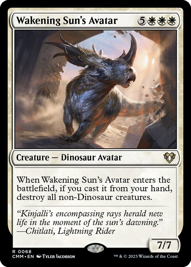 Wakening Sun's Avatar (Commander Masters)