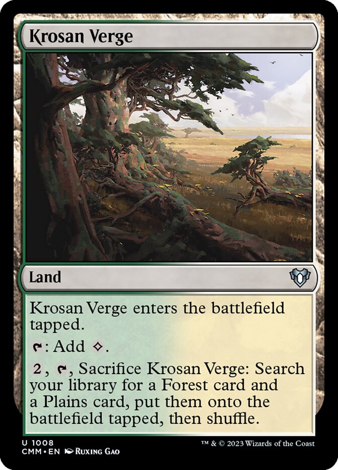 Krosan Verge (Commander Masters)
