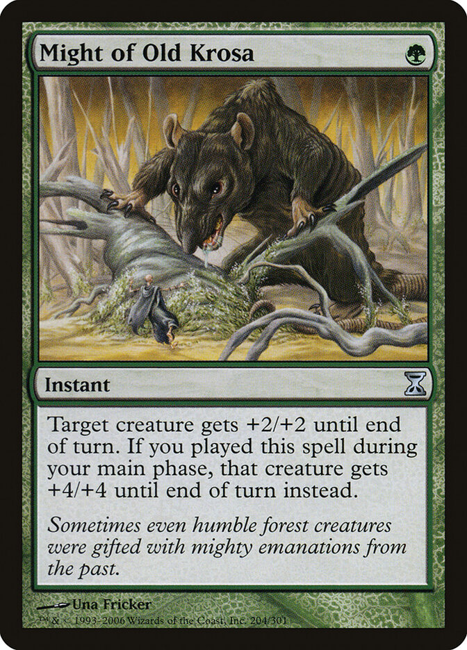 Might of Old Krosa (Time Spiral)
