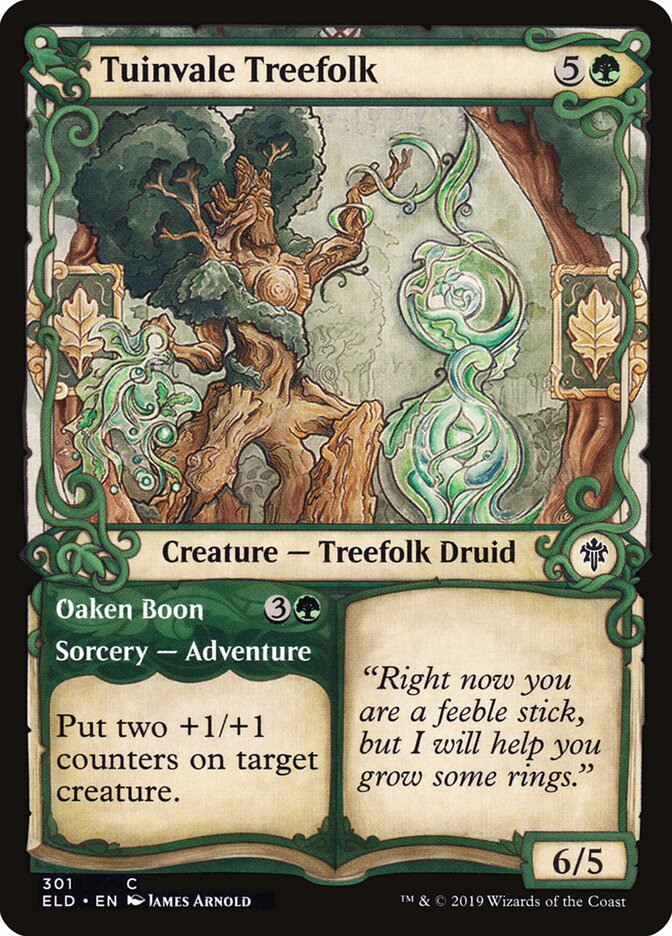 Tuinvale Treefolk // Oaken Boon (Throne of Eldraine)
