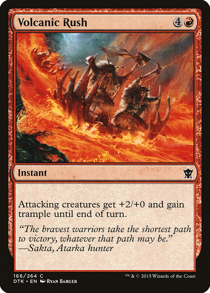 Volcanic Rush (Dragons of Tarkir)
