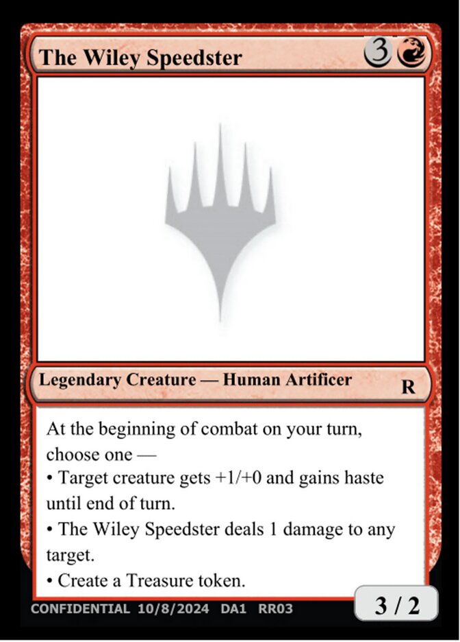 The Wiley Speedster (Unknown Event)