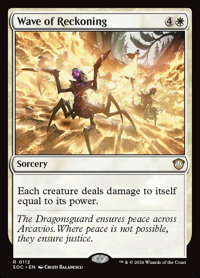 Wave of Reckoning (Secrets of Strixhaven Commander)