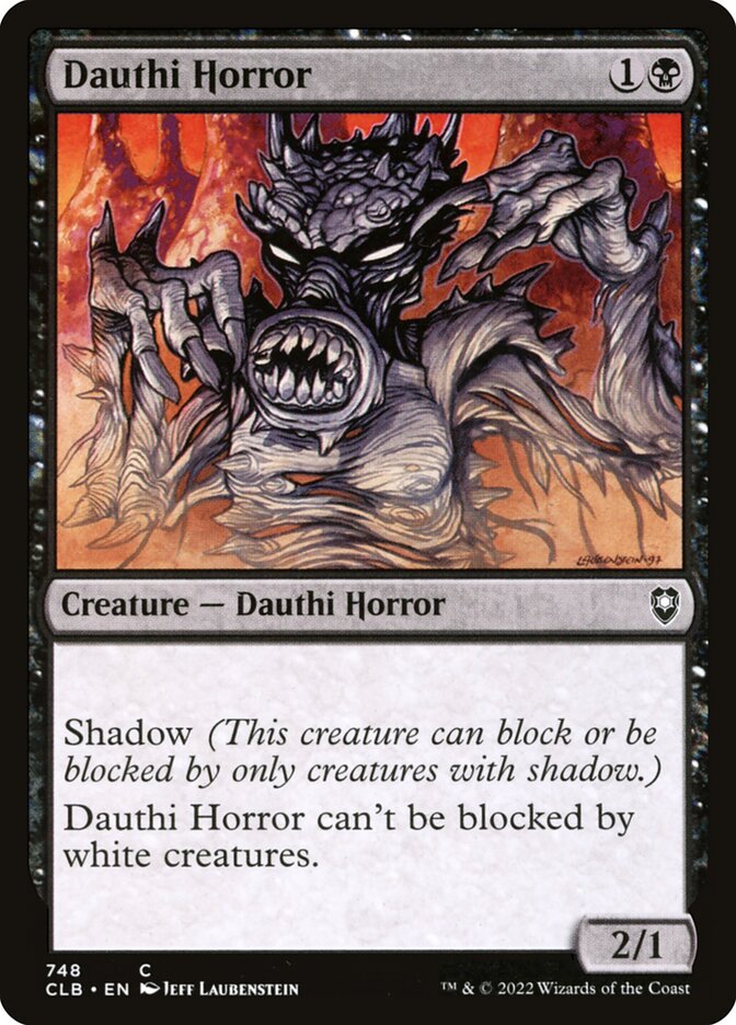Dauthi Horror (Commander Legends: Battle for Baldur's Gate)