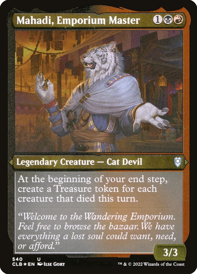 Mahadi, Emporium Master (Commander Legends: Battle for Baldur's Gate)