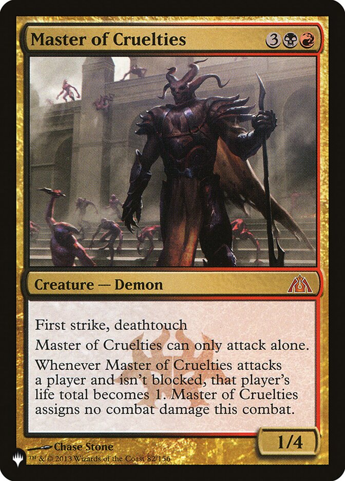Master of Cruelties (The List)