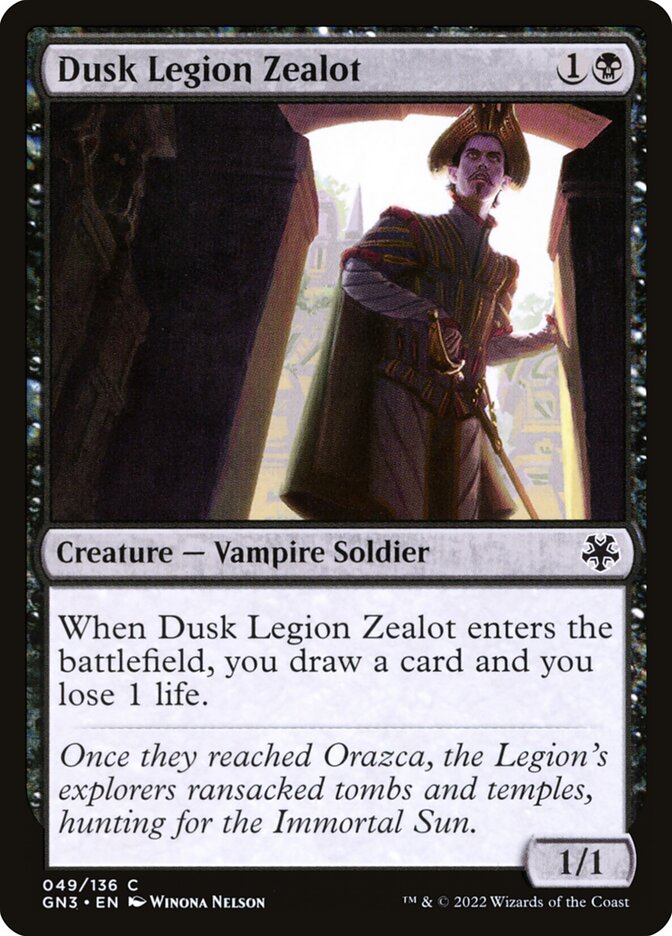 Dusk Legion Zealot (Game Night: Free-for-All)