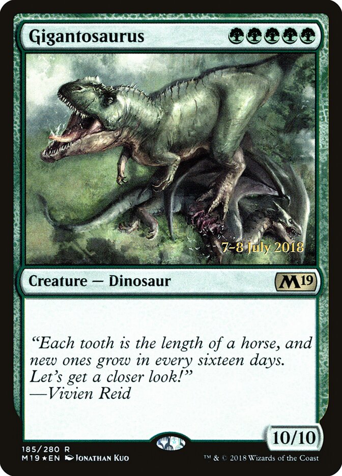 Gigantosaurus (Core Set 2019 Promos)