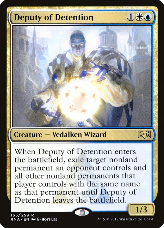 Deputy of Detention (Ravnica Allegiance)