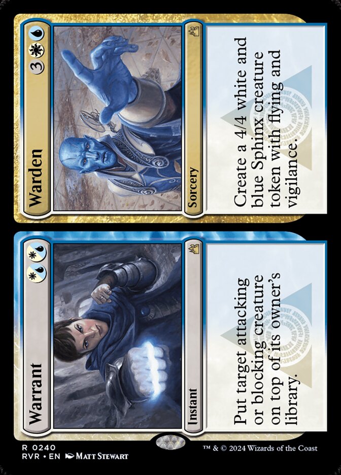Warrant // Warden (Ravnica Remastered)