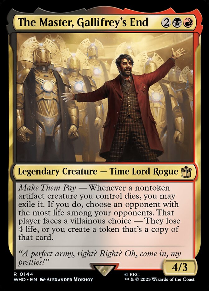 The Master, Gallifrey's End (Doctor Who)