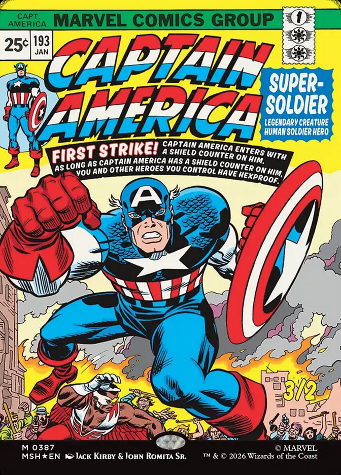 Captain America, Super-Soldier (Marvel Super Heroes)