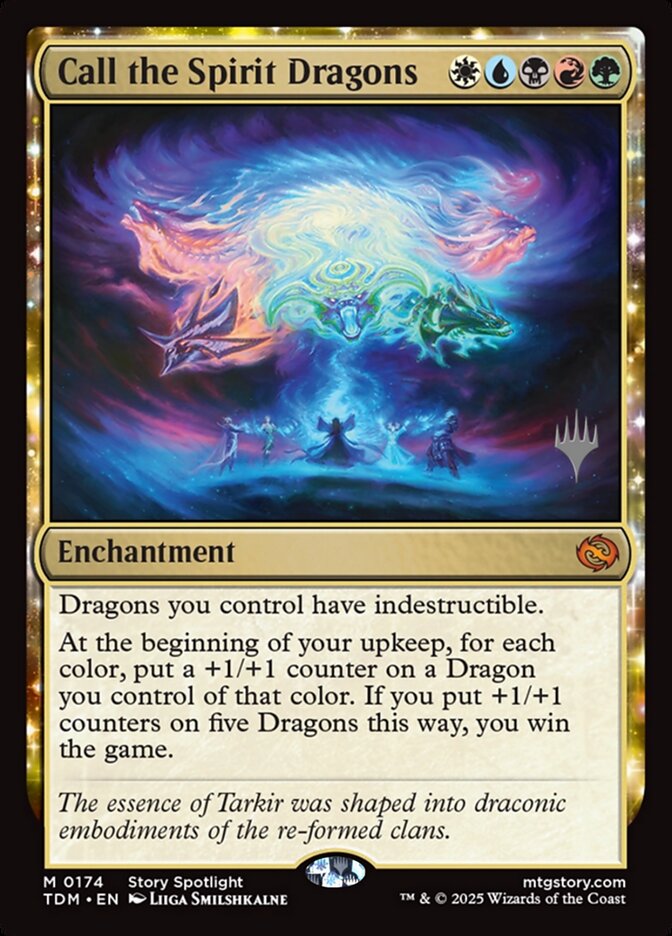 Call the Spirit Dragons (Tarkir: Dragonstorm Promos)