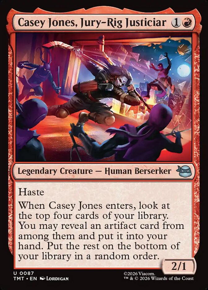 Casey Jones, Jury-Rig Justiciar (Teenage Mutant Ninja Turtles)
