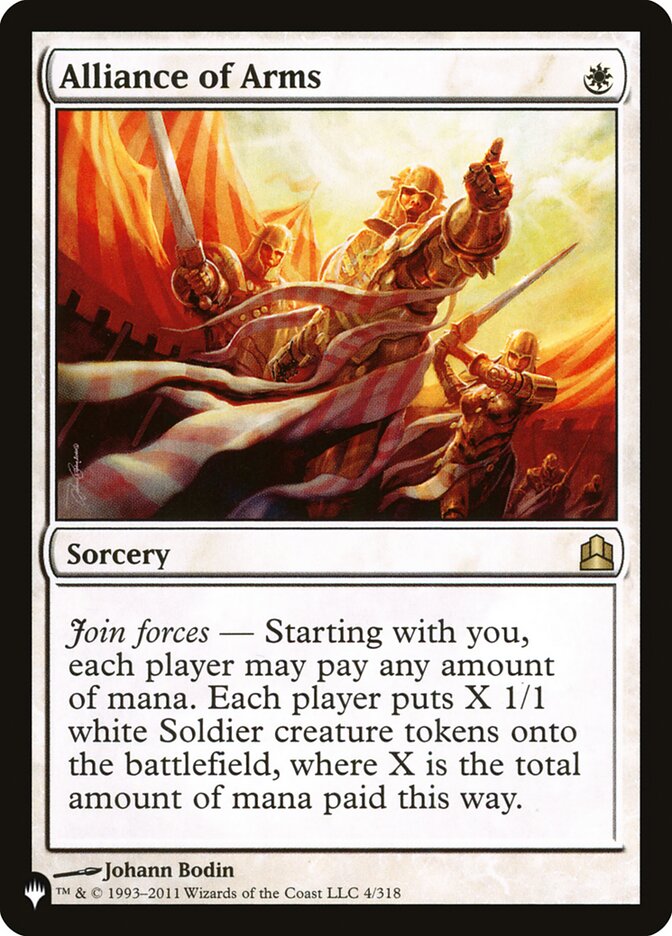 Alliance of Arms (The List)